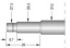 Adapter für Fluid-Lichtleiter/ACMI männlich - Zubehör
